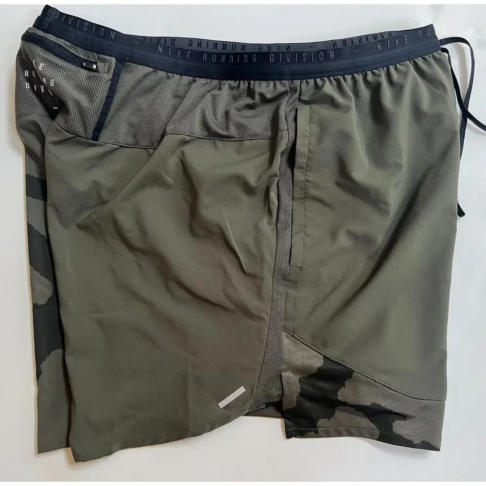 Nike Stride Run Division 2 in 1 Shorts Men's Size XL-Tall Dri Fit 5' DQ4761 325